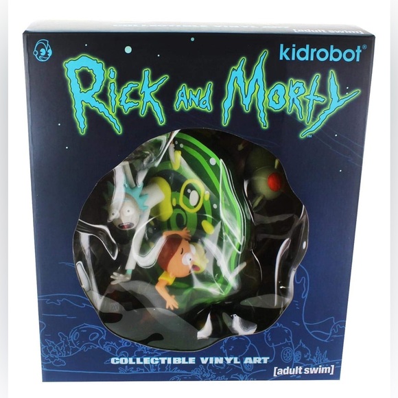 Rick And Morty Kidrobot Collectible Vinyl Art 7” - Picture 1 of 5